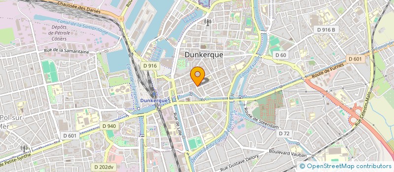 localisation de l'entreprise POLE ART à DUNKERQUE
