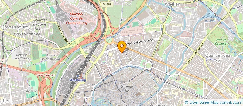 localisation de l'entreprise POLE ARTS VISUELS GRAND EST à STRASBOURG