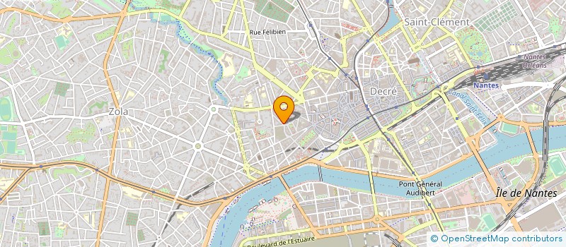localisation de l'entreprise POLE AUDIOVISUEL IDEAL à NANTES