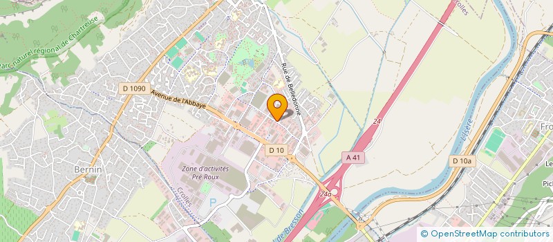 localisation de l'entreprise POLE AUTOS CROLLES  CROLLES