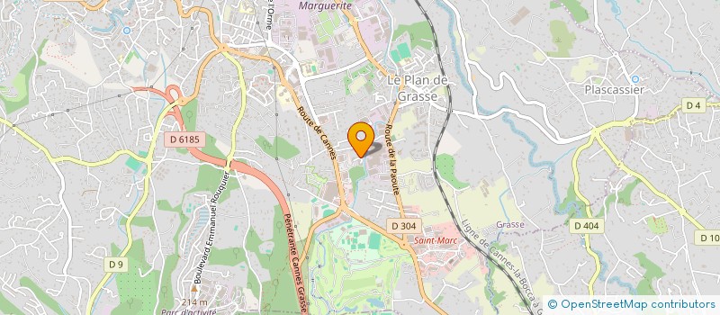 localisation de l'entreprise POLE AZUR HORSE BALL  GRASSE