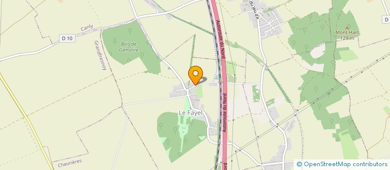 localisation de l'entreprise POLE CARAIBES PICARDIE  LE FAYEL