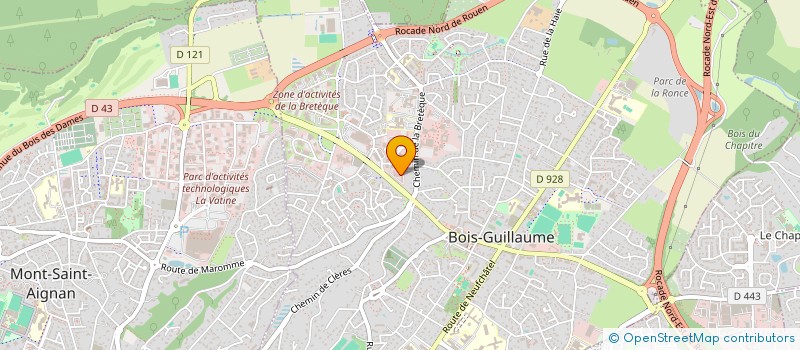 localisation de l'entreprise POLE COM1 à BOIS-GUILLAUME