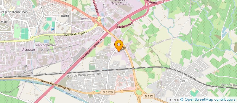 localisation de l'entreprise POLE-CONNECT à VILLENEUVE-LES-BEZIERS