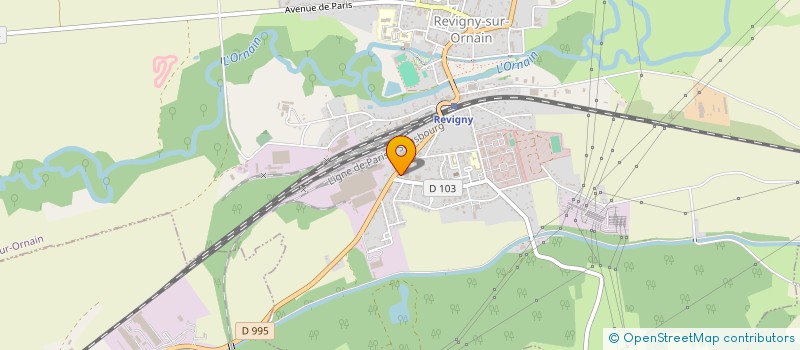 localisation de l'entreprise POLE COOPERATIF - TIERS-LIEU à REVIGNY-SUR-ORNAIN