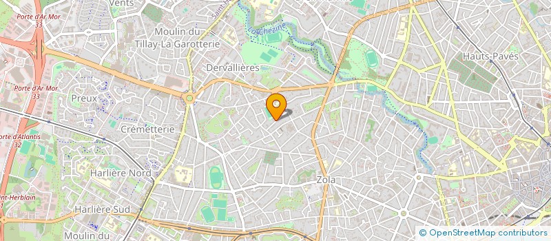 localisation de l'entreprise POLE COORDINATION à NANTES