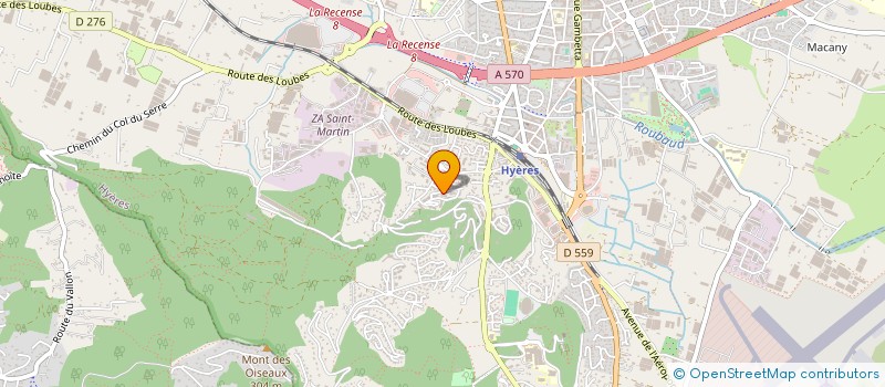 localisation de l'entreprise POLE CULTUREL ET DECOUVERTE DE L'ILE DU LEVANT H.N.L (HELIOPOLIS, NATURE, LIBERTE) à HYERES