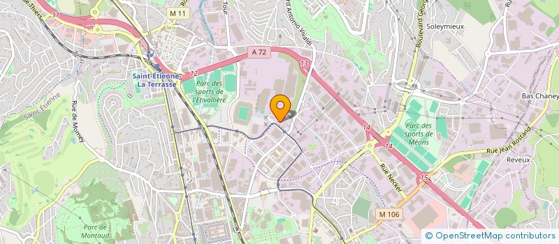 localisation de l'entreprise POLE CYCLISME à SAINT-ETIENNE
