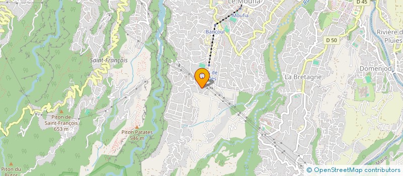 localisation de l'entreprise POLE D'AIDES ET DE SOLIDARITE AUX PERSONNES -SERVICES A DOMICILE  SAINT-DENIS