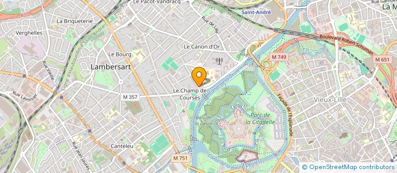 localisation de l'entreprise POLE D'AIR à LAMBERSART