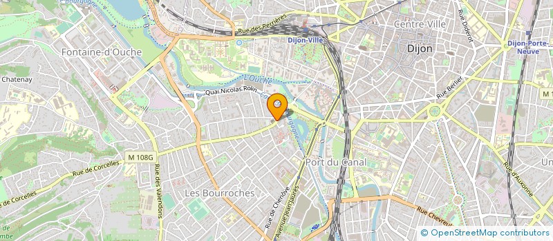 localisation de l'entreprise POLE D'ECONOMIE SOLIDAIRE 21 à DIJON