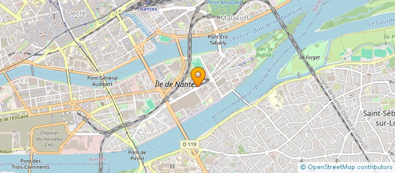 localisation de l'entreprise POLE D ENSEIGNEMENT SUPERIEUR SPECTACLE VIVANT BRETAGNE PAYS DE LA LOIRE à NANTES