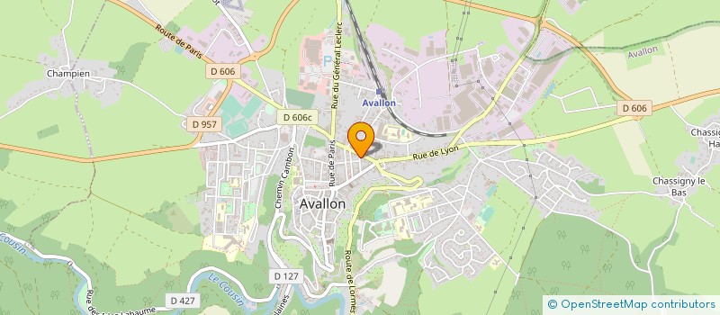 localisation de l'entreprise POLE D'EQUILIBRE TERRITORIAL ET RURAL DU PAYS AVALLONNAIS à AVALLON