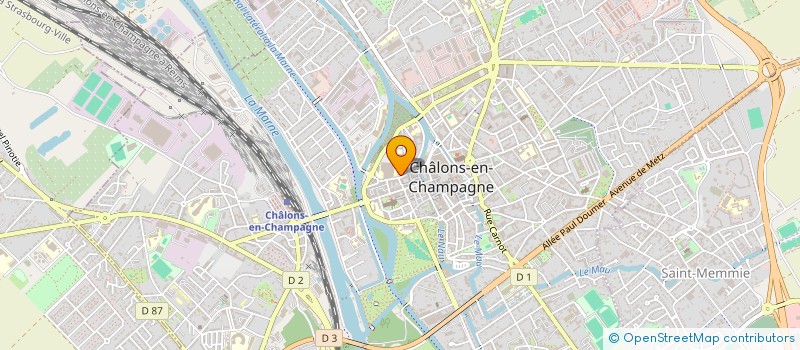 localisation de l'entreprise POLE D'EXCELLENCE AUTOMOBILE  CHALONS-EN-CHAMPAGNE