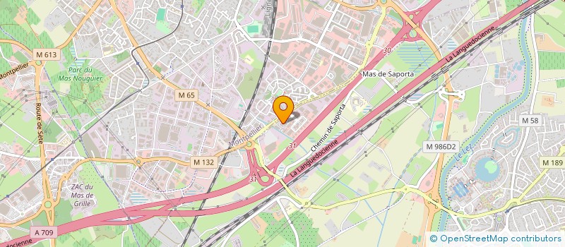 localisation de l'entreprise POLE D'EXPERTISE DU BATIMENT 34 à LATTES