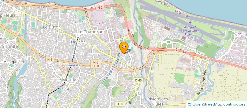 localisation de l'entreprise POLE D'INGENIERIE à SAINT-DENIS