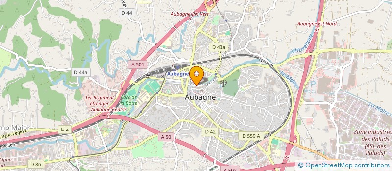 localisation de l'entreprise POLE DANCE 13  AUBAGNE