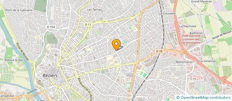 localisation de l'entreprise POLE DANCE BOUTIQUE  BEZIERS