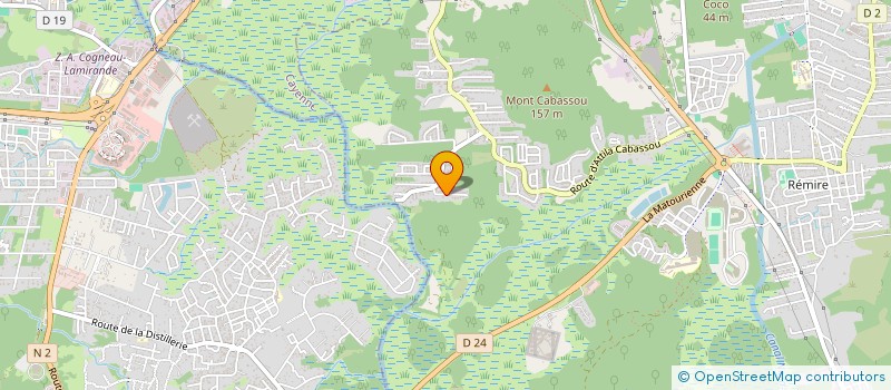 localisation de l'entreprise POLE DANCE CAYENNE  REMIRE-MONTJOLY