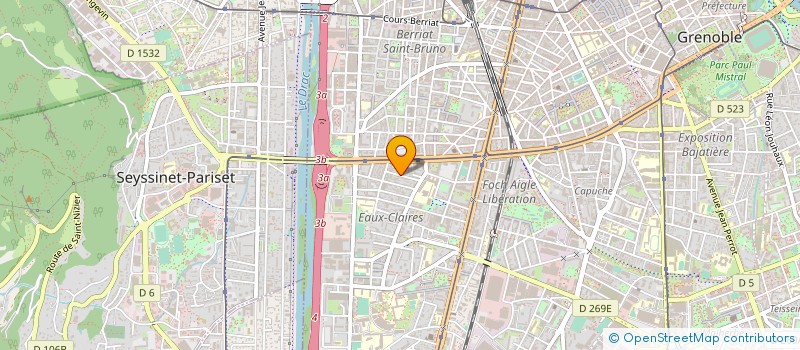 localisation de l'entreprise POLE DANCE GRENOBLE à GRENOBLE