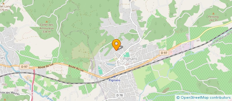 localisation de l'entreprise POLE DANCE PIGNANS  PIGNANS