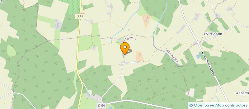 localisation de l'entreprise POLE DANCE TOURS  LA FERRIERE