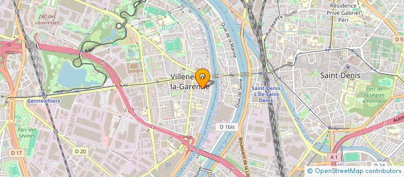 localisation de l'entreprise POLE DE CONSEILS DE GESTION ET D'AUDIT  VILLENEUVE-LA-GARENNE