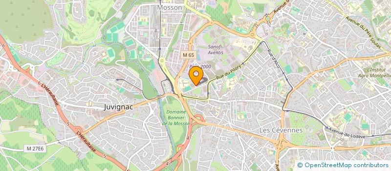 localisation de l'entreprise POLE DE FORMATION MONTPELLIER NORD/OUEST à MONTPELLIER