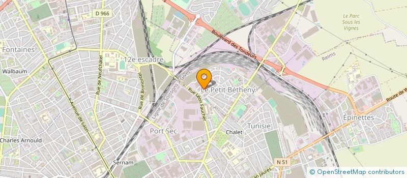localisation de l'entreprise POLE DE FORMATION PASTEUR à BETHENY