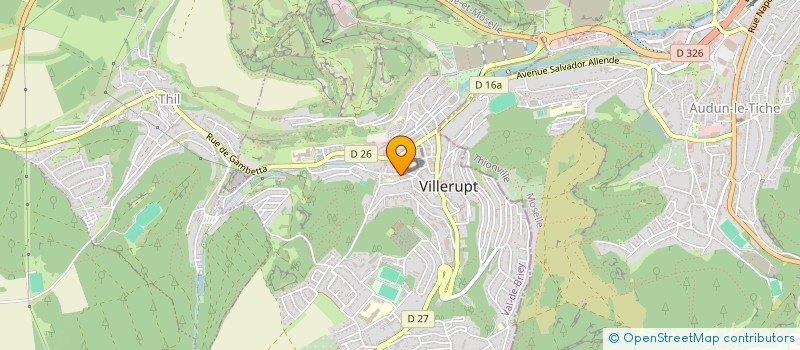 localisation de l'entreprise POLE DE L'IMAGE  VILLERUPT