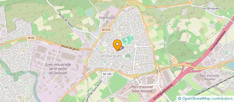 localisation de l'entreprise POLE DE SANTE BERNARD REVEL à VENDARGUES