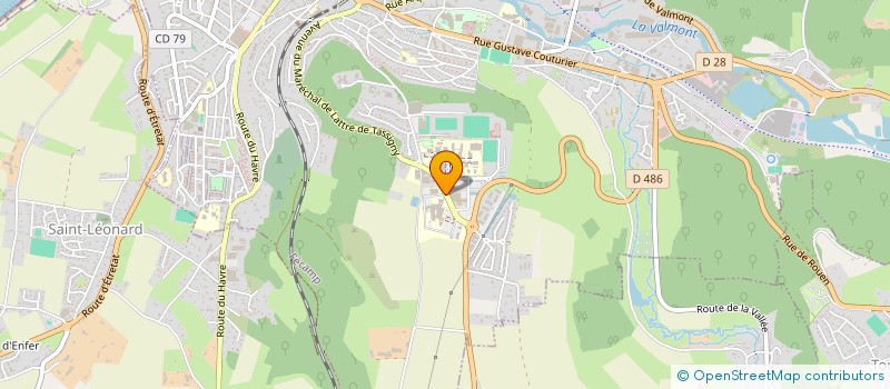 localisation de l'entreprise POLE DE SANTE CHIRURGICAL DE FECAMP  FECAMP