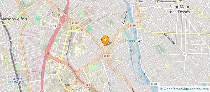 localisation de l'entreprise POLE DE SANTE DE CRETEIL ET DE L'EST DU VAL DE MARNE à CRETEIL