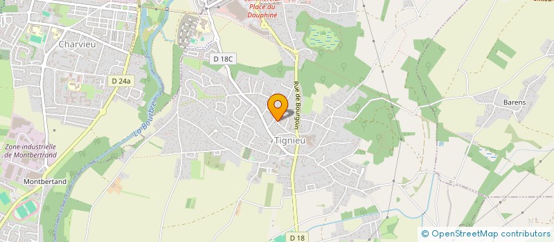 localisation de l'entreprise POLE DE SANTE DE TIGNIEU-JAMEYZIEU  TIGNIEU-JAMEYZIEU