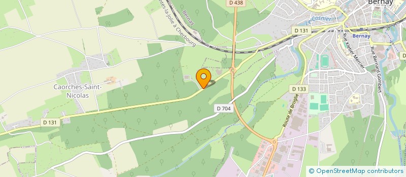 localisation de l'entreprise POLE DE SANTE DU COSNIER  CAORCHES-SAINT-NICOLAS