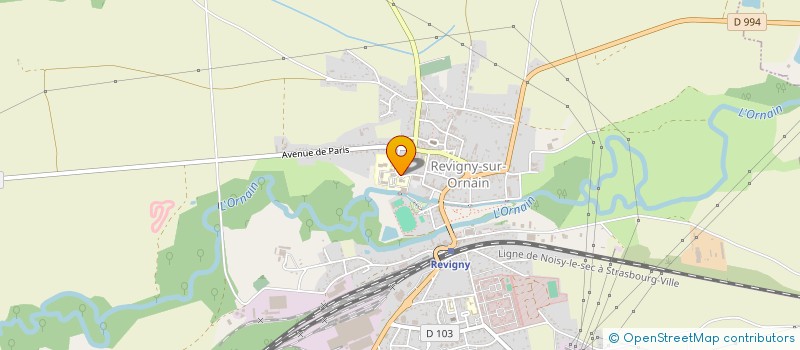 localisation de l'entreprise POLE DE SANTE DU PAYS DE REVIGNY à REVIGNY-SUR-ORNAIN