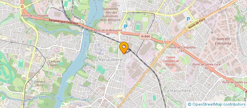 localisation de l'entreprise POLE DE SANTE DU RANZAY à NANTES
