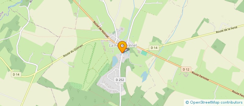 localisation de l'entreprise POLE DE SANTE LIBERAL AMBULATOIRE DE LA FERTE EN OUCHE - RAI - AUBE à LA FERTE-EN-OUCHE