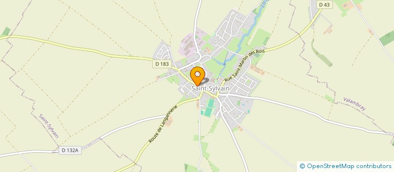 localisation de l'entreprise POLE DE SANTE LIBERAL AMBULATOIRE DU CINGAL  SAINT-SYLVAIN