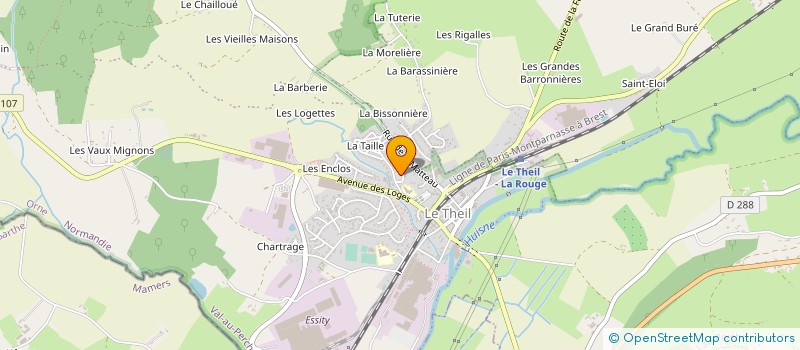 localisation de l'entreprise POLE DE SANTE LIBERAL AMBULATOIRE DU VAL D'HUISNE ORNAIS à VAL-AU-PERCHE