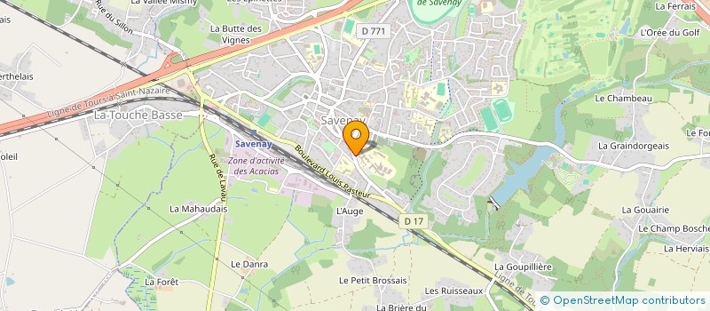 localisation de l'entreprise POLE DE SANTE PLURIDISCIPLINAIRE LOIRE ET SILLON à SAVENAY