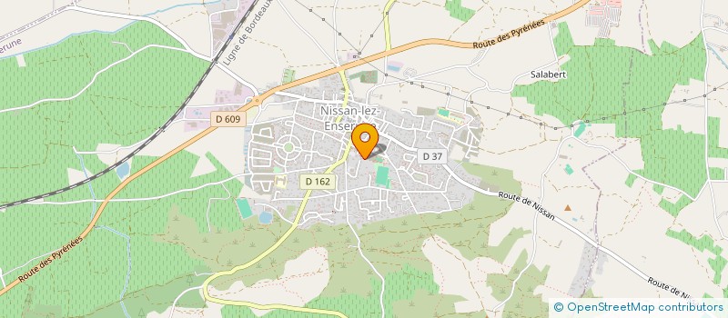 localisation de l'entreprise POLE DENTAIRE DE LA DOMITIENNE  NISSAN-LEZ-ENSERUNE