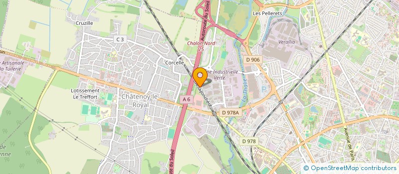 localisation de l'entreprise POLE DEPARTEMENTAL D INSERTION PROFESSIONNELLE à CHATENOY-LE-ROYAL