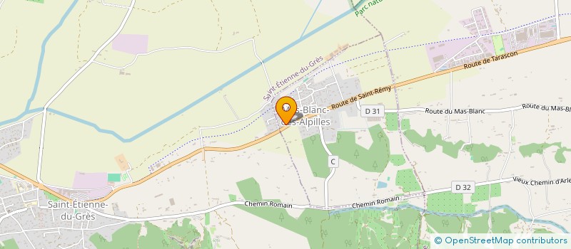 localisation de l'entreprise POLE DREAMS STUDIO  MAS-BLANC-DES-ALPILLES