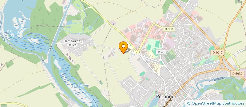 localisation de l'entreprise POLE EQUESTRE DE LA HAUTE SOMME  PERONNE