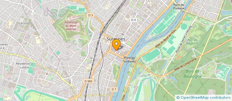 localisation de l'entreprise POLE ESPOIR GR ILE DE FRANCE à SURESNES