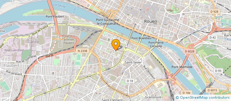 localisation de l'entreprise POLE ESPOIR GYMNASTIQUE à ROUEN