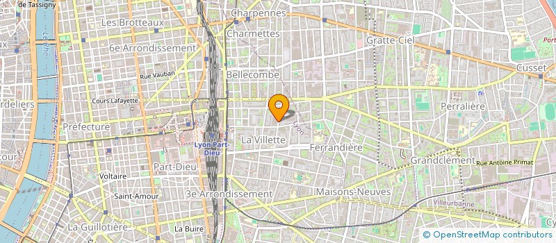 localisation de l'entreprise POLE ESPOIR RHONALPIN DE SPORTS DE GLACE  LYON