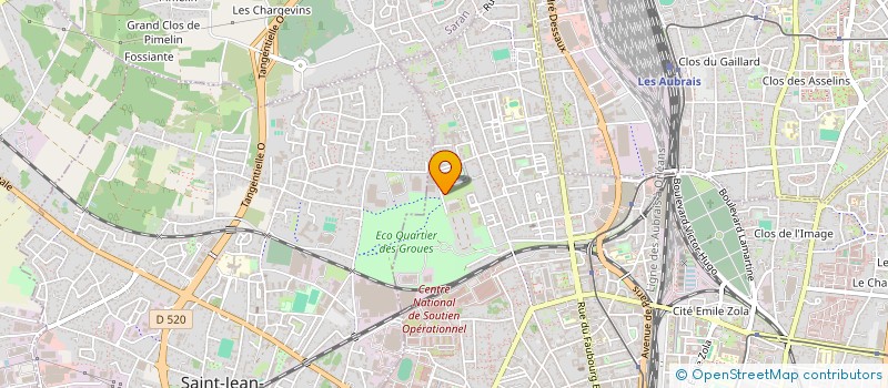 localisation de l'entreprise POLE ESPOIRS GYMNASTIQUE ORLEANS LOIRET à ORLEANS