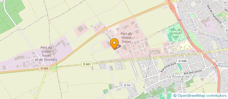 localisation de l'entreprise POLE EUROPEEN DU CHANVRE  SAINTE-SAVINE